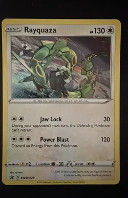 Rayquaza SWSH029 SWSH: Sword & Shield Promo Cards Holo - Image 1