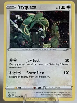 Rayquaza SWSH029 SWSH: Sword & Shield Promo Cards Holo Near Mint - Image 3