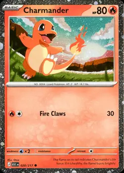 Charmander - (Cosmos Holo) Holo Common Miscellaneous Cards & Products 020/217 NM - Image 1
