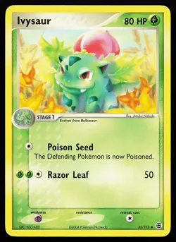 Ivysaur 35/112 Uncommon FireRed & LeafGreen Pokemon Card - Image 1
