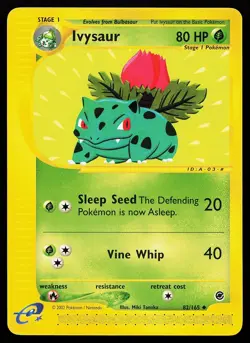 Ivysaur 82/165 Uncommon Expedition Base Set Pokemon Card - Image 1