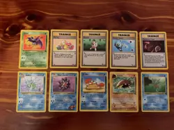 10 VINTAGE Pokemon Cards from Classic WOTC Sets!! - Image 1
