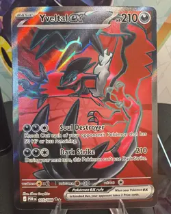Pokemon TCG Yveltal EX Ultra Rare Holo Card Perfect Order Near Mint - Image 1