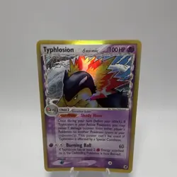 Pokemon Card Typhlosion Ex Dragon Frontiers 12/101 2006 Non Reverse Holo DMG - Image 1