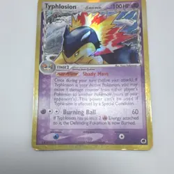 Pokemon Card Typhlosion Ex Dragon Frontiers 12/101 2006 Non Reverse Holo DMG - Image 4
