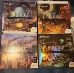 Final Fantasy Scene Box Packaging, Art Cards And Easel (4 Sets) - Image 1