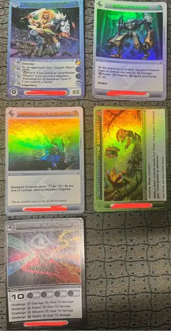 108 Chaotic TCG Card Lot – 5 Super Rares Inc. Tangath Toborn & Gigantroper - Image 1