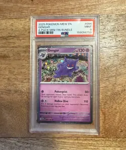 Gengar 094 - Scarlet & Violet 151 Promo Card PSA 9 - Image 1