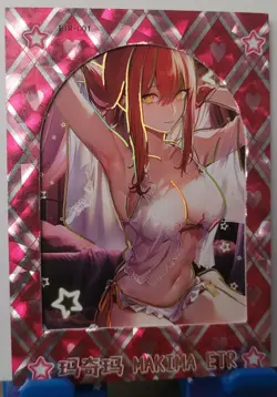 Makima Chainsaw Man ETR Card Goddess Story Senpai Goddess Haven Serial #77/99 - Image 1