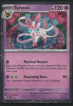 Sylveon - (Cosmos Holo) Holo Promo SV: Scarlet & Violet Promo Cards 172 NM (3S) - Image 1