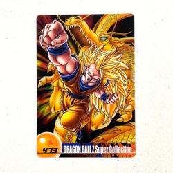 S1888 Son Goku & Shenron Dragon Ball Z Morinaga Super Collection Card 473 - Image 1