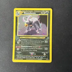 Houndoom - 4/75 - Neo Discovery - Unlimited - Holo Rare - Pokemon TCG Card NM - Image 1