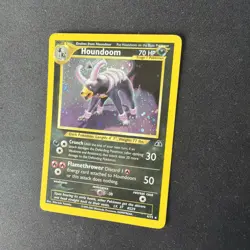 Houndoom - 4/75 - Neo Discovery - Unlimited - Holo Rare - Pokemon TCG Card NM - Image 2