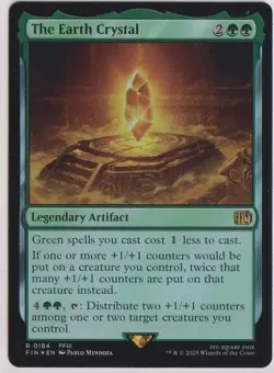 Mtg The Earth Crystal Final Fantasy Foil - Image 1