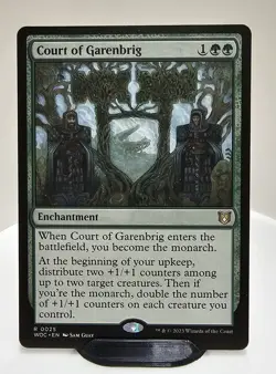 MTG Court of Garenbrig Commander: Wilds of Eldraine Rare Excellent Condition. - Image 1