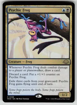Psychic Frog Rare Modern Horizons 3 199 MTG Near Mint 2024 - Image 1