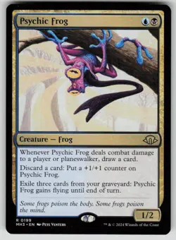 Psychic Frog Rare Modern Horizons 3 199 MTG Near Mint 2024 - Image 1