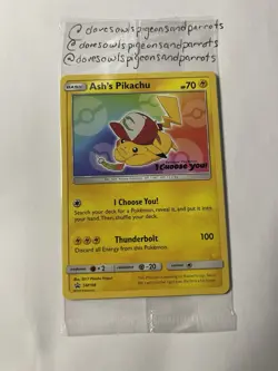 Pokemon TCG Ash’s Pikachu “I Choose You” Movie Promo Card SM108 Sealed - Image 2
