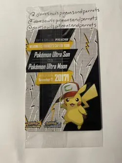 Pokemon TCG Ash’s Pikachu “I Choose You” Movie Promo Card SM108 Sealed - Image 3