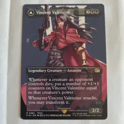 MTG - Vincent Valentine - 0383 (Borderless) Final Fantasy Regular Rare - NM - Image 1
