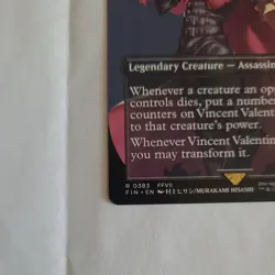 MTG - Vincent Valentine - 0383 (Borderless) Final Fantasy Regular Rare - NM - Image 4