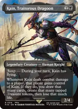 Kain, Traitorous Dragoon (Borderless) - 316 - NM - FINAL FANTASY - Image 1