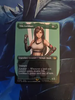 Tifa Lockhart Borderless MTG Final Fantasy - Image 1