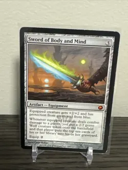 MTG - Sword of Body and Mind - Scars of Mirrodin - Played Condition - Image 1