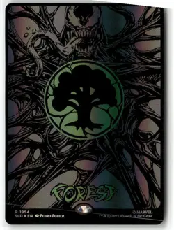Forest (1954) (Raised Foil) 1954 Holo Secret Lair Drop Series Magic: Foil NM - Image 1