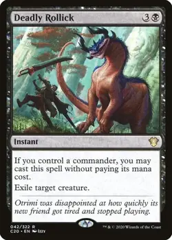 1x Deadly Rollick - Commander 2020 - NM - MTG - Image 1
