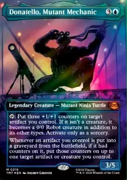 Donatello, Mutant Mechanic (Borderless) (Foil) NM Teenage Mutant Ninja Turtles - Image 1