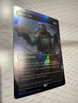 Waste Not (Borderless) Commander: Teenage Mutant Ninja Turtles Foil Mtg M/NM - Image 2