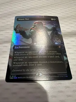 Waste Not (Borderless) Commander: Teenage Mutant Ninja Turtles Foil Mtg M/NM - Image 4