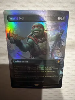 Waste Not (Borderless) Commander: Teenage Mutant Ninja Turtles Foil Mtg M/NM - Image 5