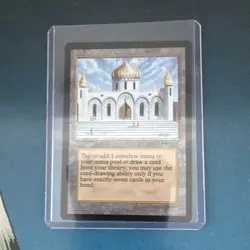 Wizards of the Coast MTG Library of Alexandria Arabian Nights Land Rare English - Image 1