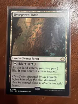 Overgrown Tomb Lorwyn Eclipsed Regular Magic The Gathering MTG - Image 1