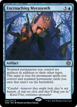 Encroaching Mycosynth Light Play, English Magic the Gathering MTG Phyrexia: All - Image 1