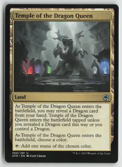 Temple of the Dragon Queen LP 260 Adventures in the Forgotten Realms MTG - Image 1