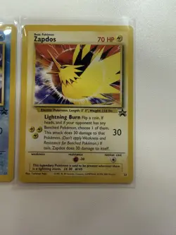 3x Moltres, Articuno, Zapdos Black Star Promo WOTC Pokemon Card #21, 22, 23 - Image 4