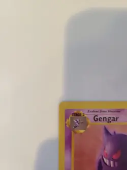 WOTC Pokemon TCG Fossil Gengar Non Holo Rare 20/62 1999 Vintage Card - Image 4