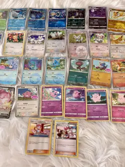 Bulk Lot of 54 Cute Pokemon Cards - Holo, Non-Holo, Ex, English, Chinese - Image 4
