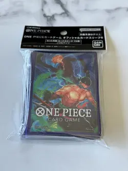 SEALED 70 Bandai One Piece Card Game Official Deck Sleeves Vol. 5 - Zoro & Sanji - Image 1