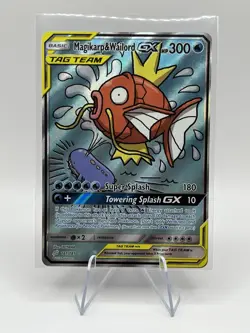 2019 Magikarp & Wailord Tag Team GX Alt Art Team Up Card 161/181 MINT PACK FRESH - Image 1