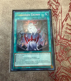 Konami Yu-Gi-Oh! Forbidden Crown BPRO-EN067 Secret Rare Foil 1st Ed Spell - Image 1