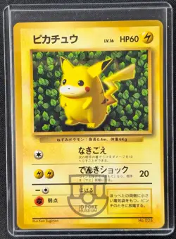 Pokemon 1996 CoroCoro Promo Ken Sugimori Error Ivy Pikachu No.025 Glossy Card HP - Image 1