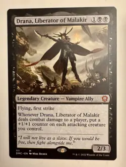 Drana, Liberator of Malakir Commander: Dominaria United Regular MTG Magic - Image 1