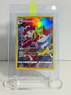 Braixen TG01/TG30 Silver Tempest Full Art Trainer Gallery Pokemon Card - Image 1