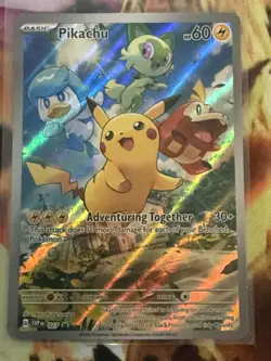 Pikachu #027 NM Pokemon SVP Black Star Promos - Image 1