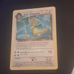 Pokemon Dark Dragonite Team Rocket Rare 22/82 70HP Unlimited Regular English - Image 1