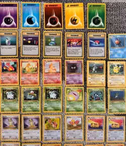 Pokemon TCG Vintage Lot 50 Cards WOTC Base Jungle Fossil Pikachu + BONUS Machop - Image 3